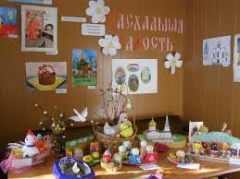 Участие воспитанников и родителей детского сада № 6 «Березка» в муниципальной благотворительной выставке творчества «Пасхальная радость»