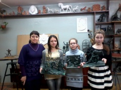 Учащиеся ФДШИ приняли участие в областном конкурсе «Юный Скульптор».