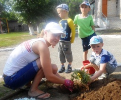 Всероссийский День посадки леса в детском саду «Солнышко».