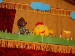 Кукольный театр «Колобок» побывал в детском саду «Ивушка»