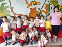 В детском саду «Сказка» прошли спортивные соревнования.