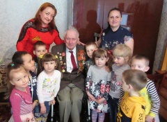 Воспитанники  детского сада №2 «Теремок» в гостях  у ветерана  Великой Отечественной войны