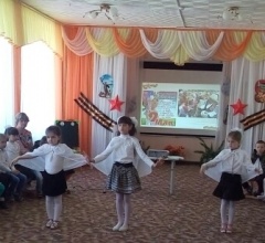 Празднование дня Победы в детском саду №11 «Солнышко»